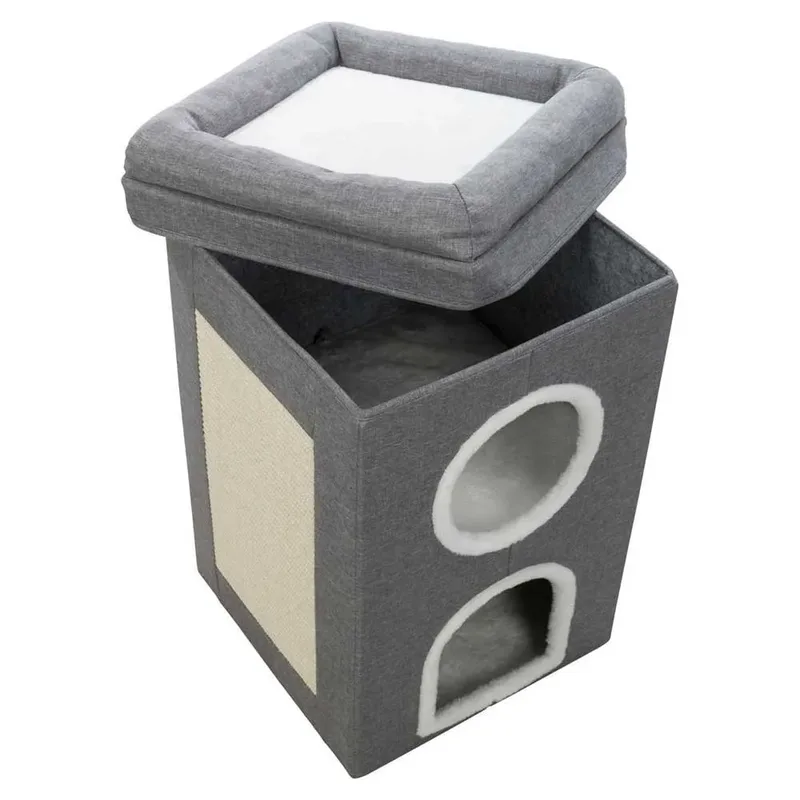 Cat Tower - Krabton - 39x39x64CM by Trixie in Grey – product photo 5 of 6