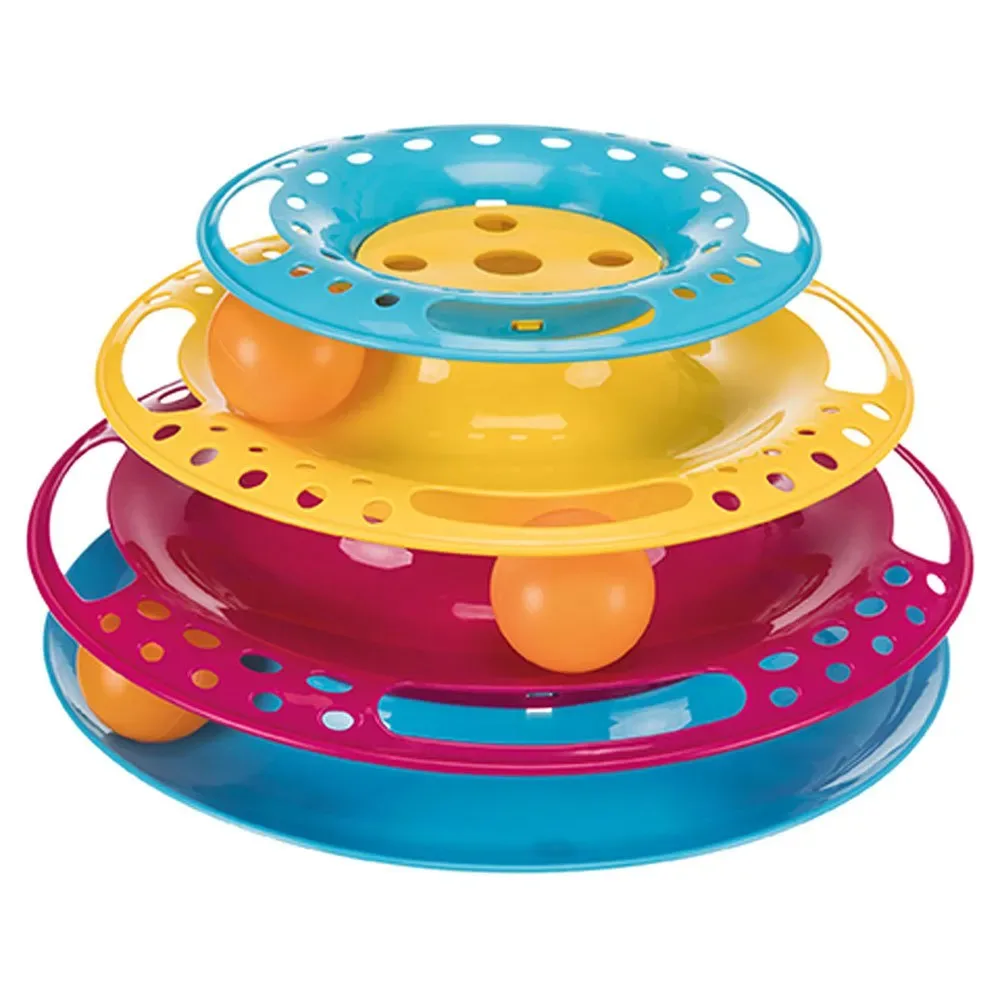 tour de jeu circulaire, plastique 25 cm de Trixie – photo produit
