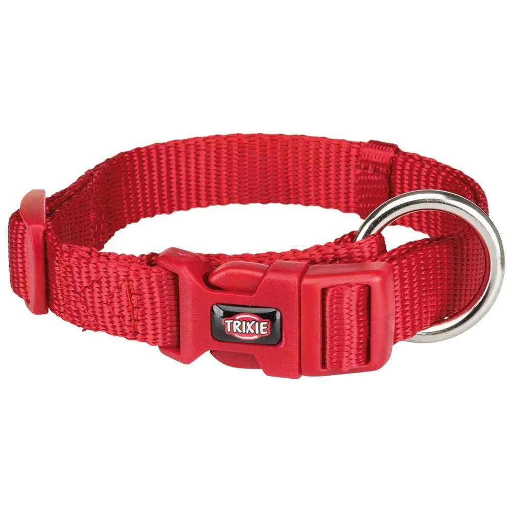 Collier en nylon Nouveau Premium Rouge 25-40cm x 15mm van Trixie – productfoto