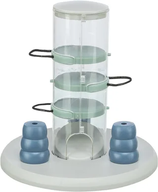 Dog Activity - Honden Speelgoed - Gambling Tower - 25X25X27 cm by Trixie in White – product photo 1 of 3