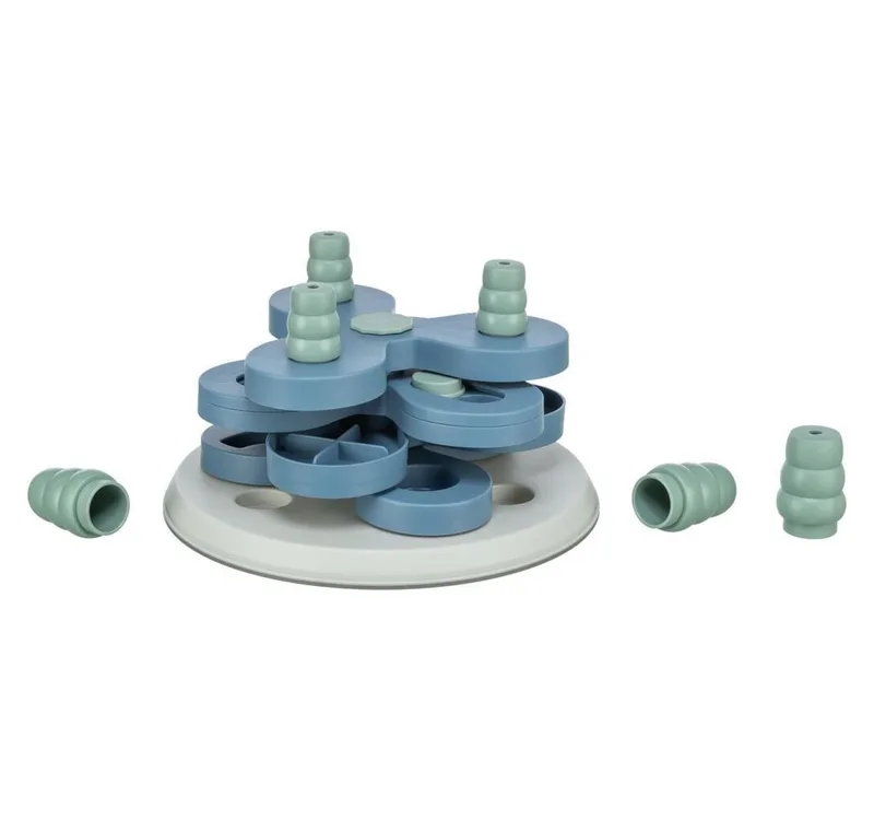 Dog Activity - Honden Speelgoed Intelligentie - Flower Tower - 30 x 13 cm by Trixie in Blue – product photo 2 of 4