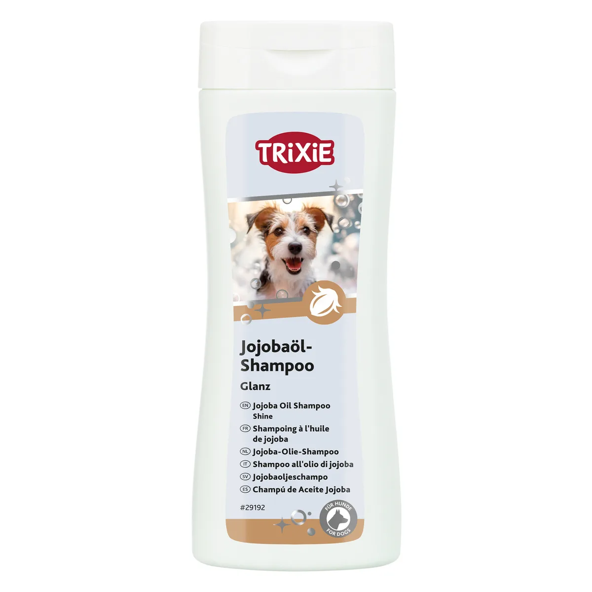 Dubbelpak:2x250ml Trixie Jojoba Olie Verzorgingsproducten Shampoo Hond van Trixie – productfoto