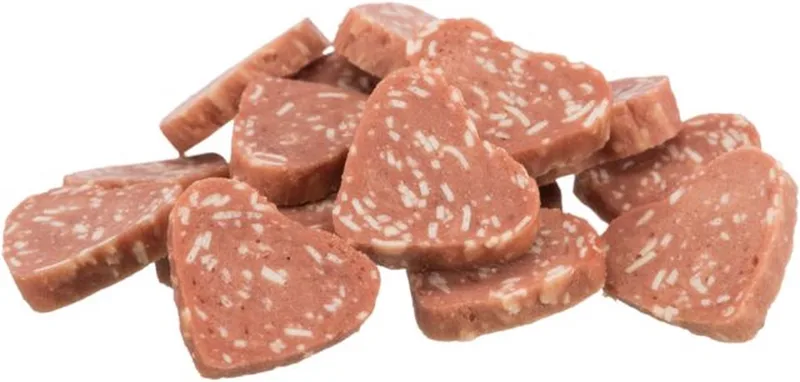 Ducky Hearts - kattensnoepjes - eend - 5 zakjes van 50 gram de Trixie – photo produit