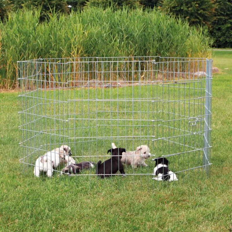 Enclos Pour Chiots Galvanisé de Trixie en Regular – photo produit