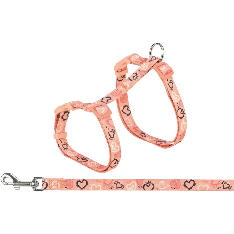 Führlicht-blumen-katzen-geschirr by Trixie – product photo
