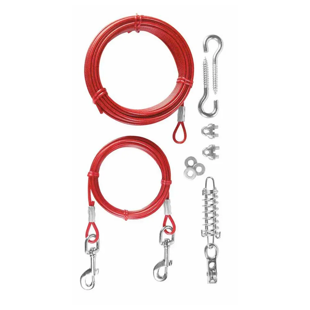 Câbles Plastifiés Pour Chiens 2 Unités de Trixie – photo produit