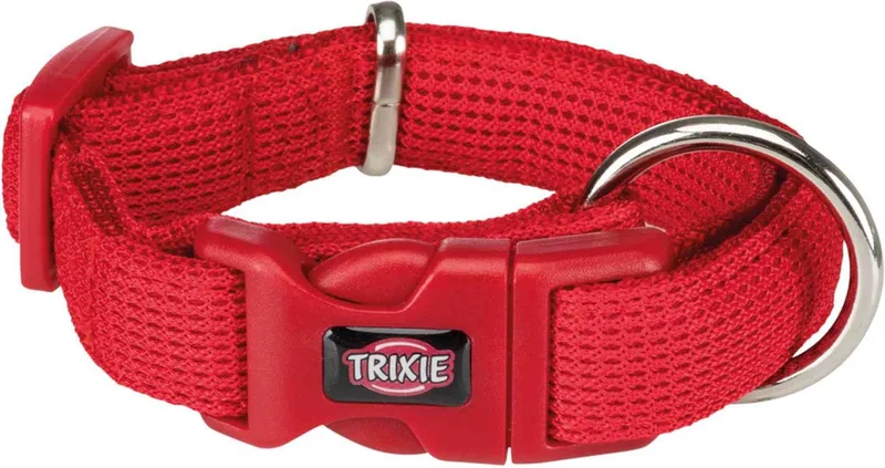 Halsband comfort soft - 17-25 cm, 13mm van Trixie in Rood – productfoto
