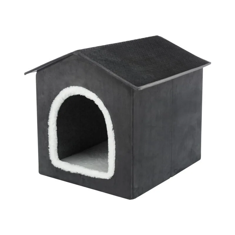 Livia grot 38 × 41 × 44 cm donkergrijs/wit van Trixie in Regular – productfoto