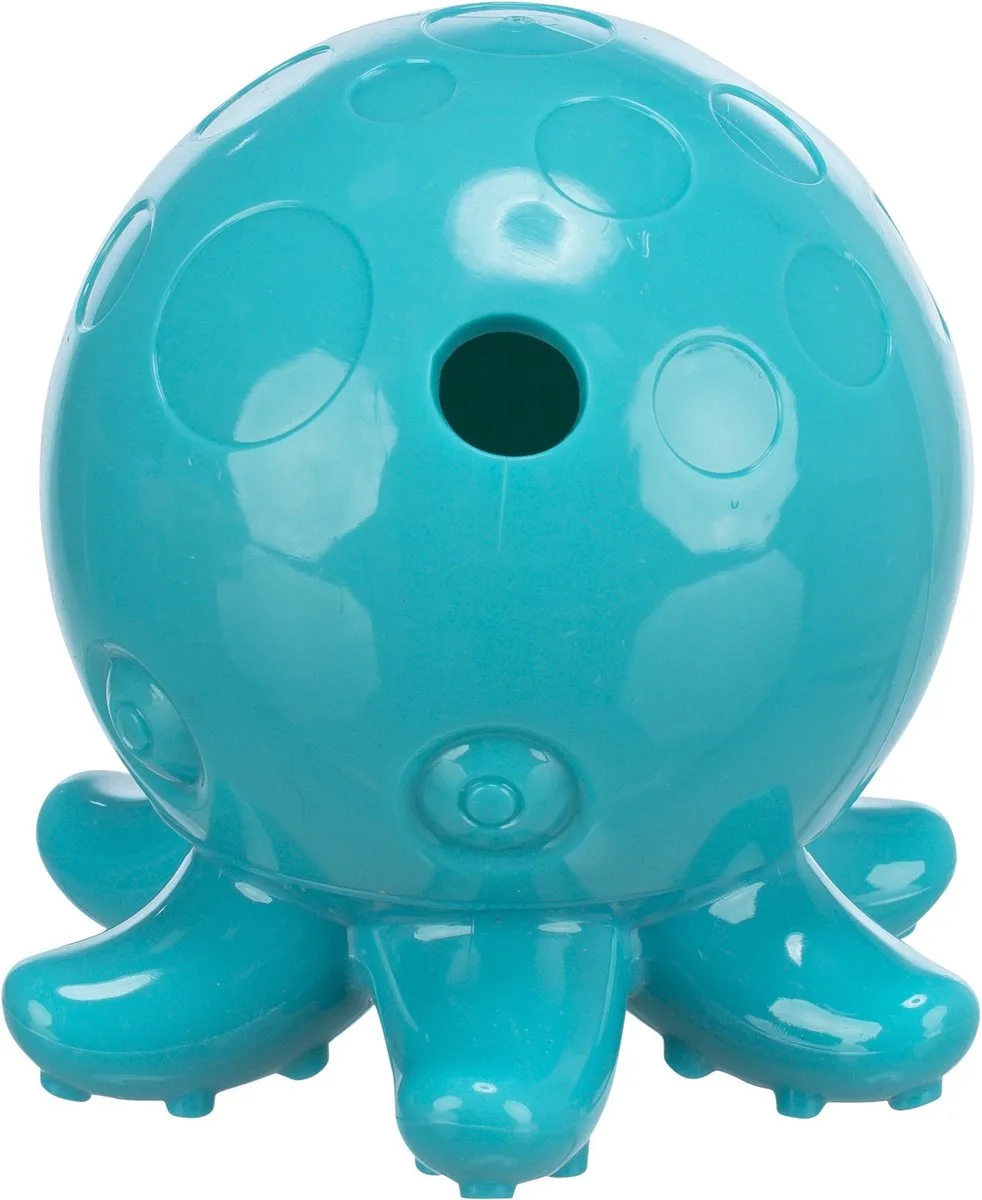 Honden Speelgoed - Honden Snack Octopus - TPR - 11 cm von Trixie in Blau – Produktfoto
