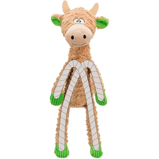 Honden Speelgoed - Koe - Pluche - Touw - 50 cm by Trixie in Brown – product photo 2 of 2