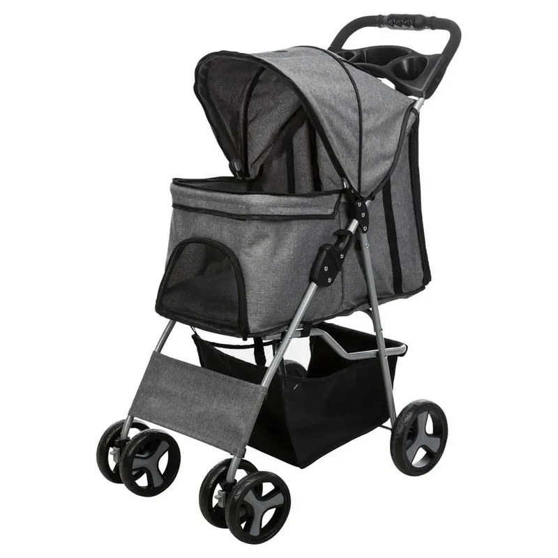 Hondenbuggy - 47X80X100 cm von Trixie in Grau – Produktfoto 3 von 6