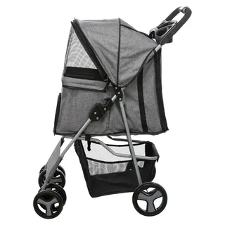 Hondenbuggy - 47X80X100 cm von Trixie in Grau – Produktfoto 4 von 6