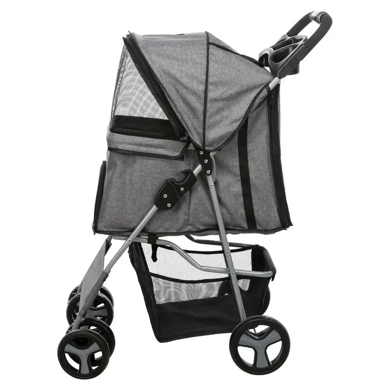 Hondenbuggy - 47X80X100 cm von Trixie in Grau – Produktfoto 4 von 6