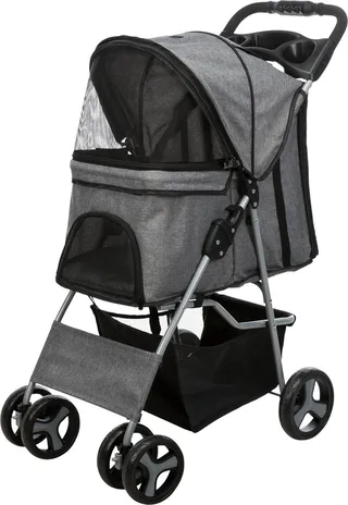 Hondenbuggy - 47X80X100 cm von Trixie in Grau – Produktfoto 1 von 6