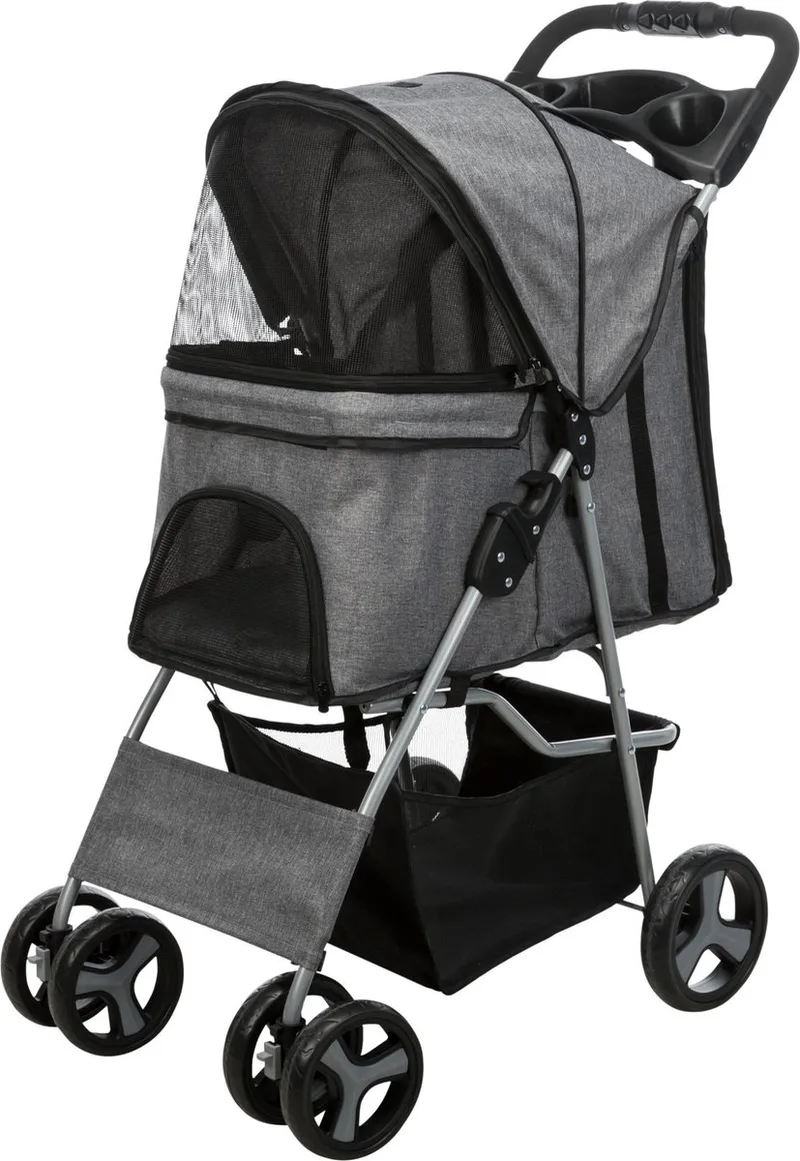 Hondenbuggy - 47X80X100 cm von Trixie in Grau – Produktfoto 1 von 6