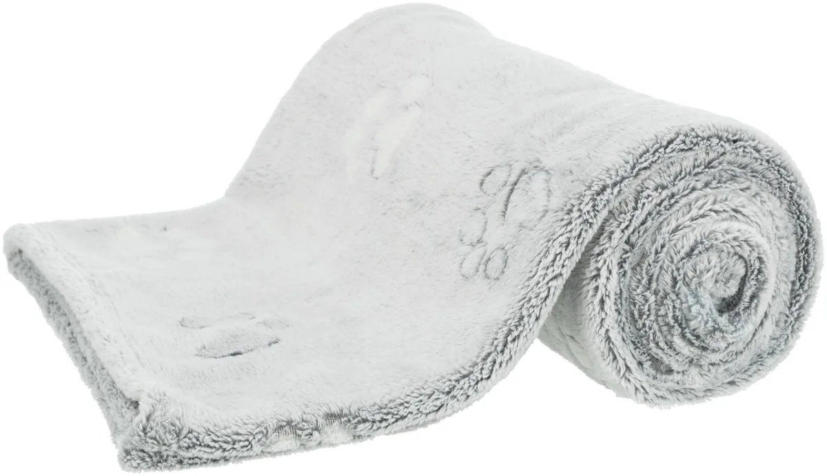 Hondendeken Nando Softfleece Lichtgrijs by Trixie in Blue – product photo
