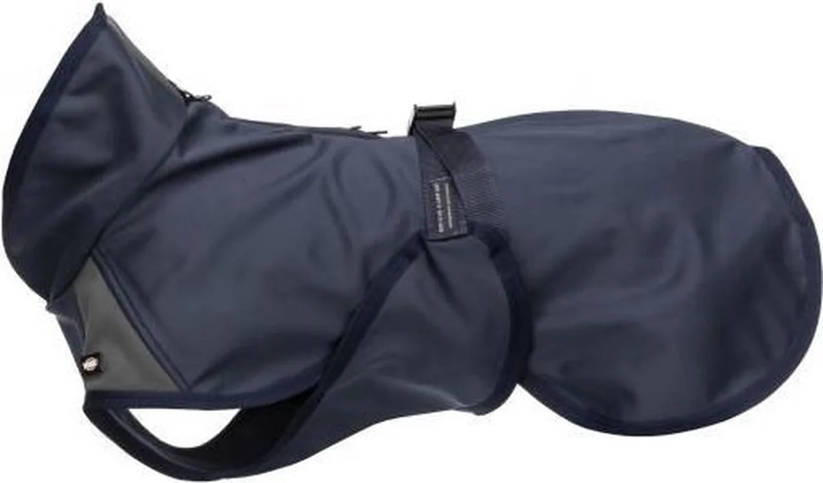 Hondenjas Aston Softshell / Grijs von Trixie in Dunkelblau – Produktfoto