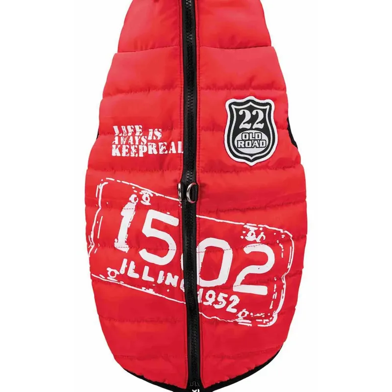 Hondenjas Saint-Malo Met Tuig Maat - 45cm de Trixie en Rouge – photo produit 2 sur 3