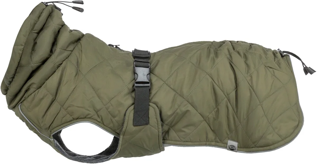 Manteau Pour Chien Minot de Trixie en Olijfgroen – photo produit