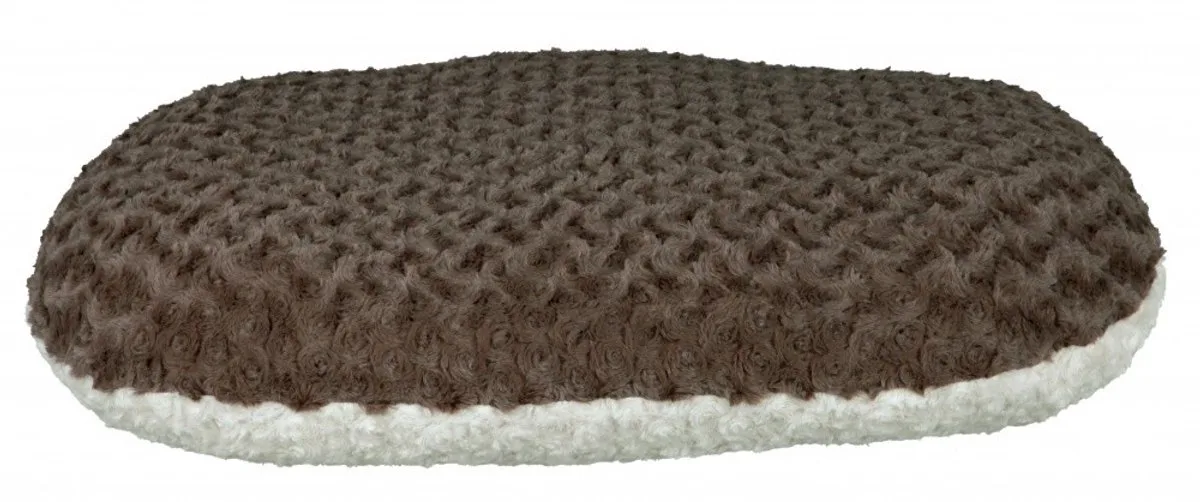 Coussin ovale Kaline crème et gris pour chiens 77x50 cm de Trixie – photo produit