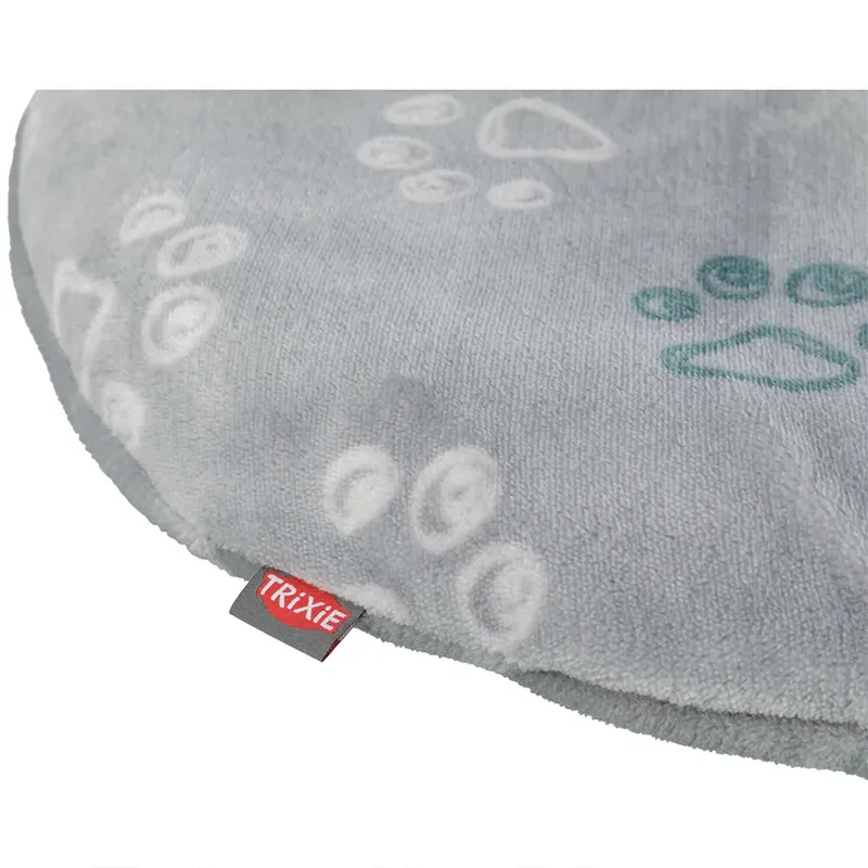 Hondenkussen Trixie - Ovaal Pluche - 54x35 cm, Afneembare Hoes von Trixie in Hellgrau – Produktfoto 3 von 5