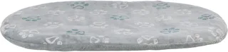 Hondenkussen Trixie - Ovaal Pluche - 54x35 cm, Afneembare Hoes von Trixie in Hellgrau – Produktfoto 1 von 5