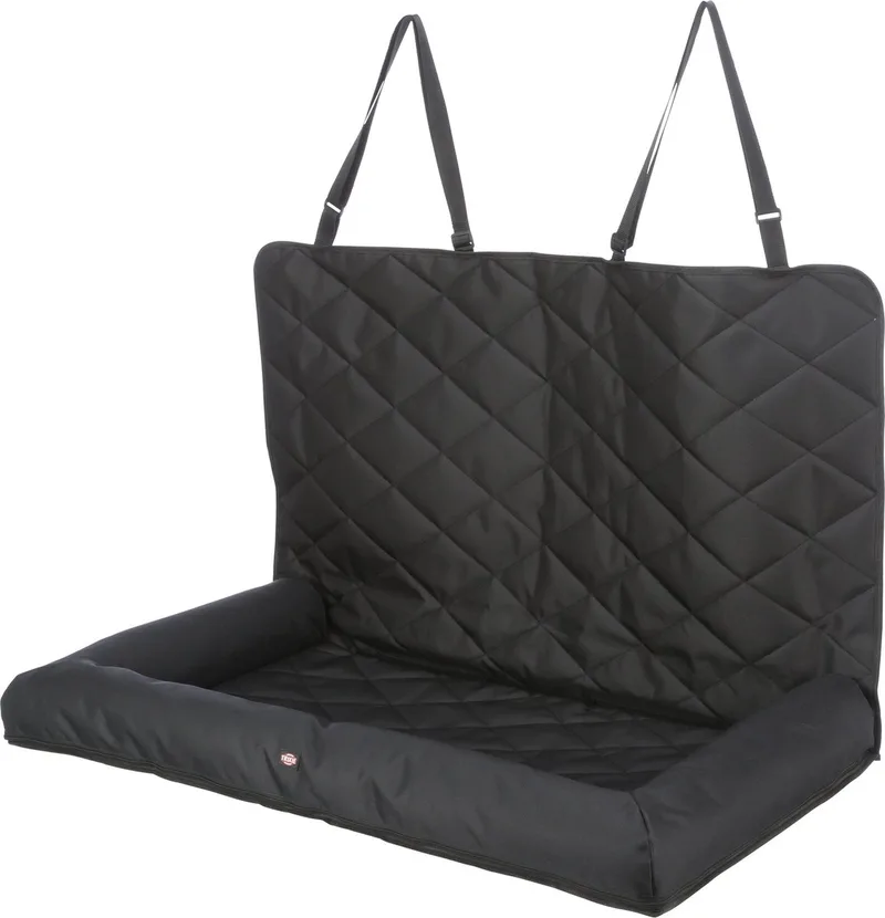 Hondenkussen Voor Autostoel - Dubbel - 95X50X10 cm by Trixie in Black – product photo