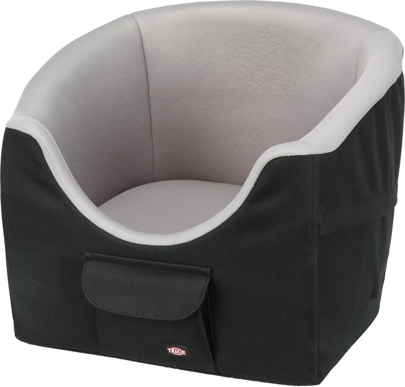 Hondenmand - Auto - Kleine Honden - Zwart/Grijs - 45X42X39 cm von Trixie in Grau – Produktfoto