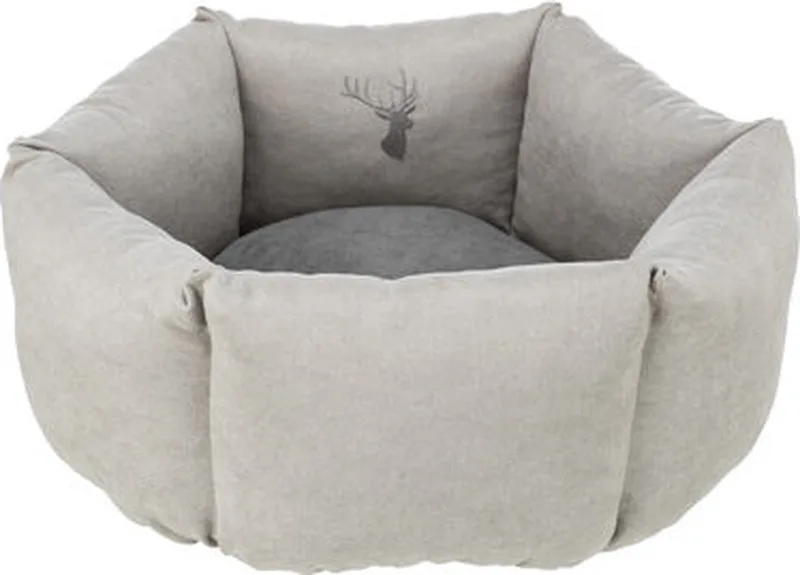 Hondenmand Leni Rond Zand / 50X50X20 CM by Trixie in Grey – product photo