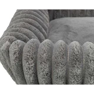 Hondenmand Lonni - Ribfluweel - Hoekig - 100X70 cm von Trixie in Grau – Produktfoto 4 von 6