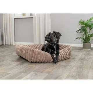 Hondenmand Lonni - Ribfluweel - Hoekig - 100X70 cm by Trixie in Lichtbruin – product photo 6 of 6