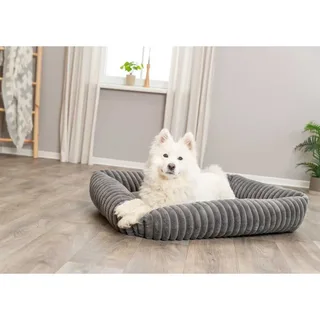 Hondenmand Lonni - Ribfluweel - Hoekig - 80X60 cm von Trixie in Grau – Produktfoto 6 von 6