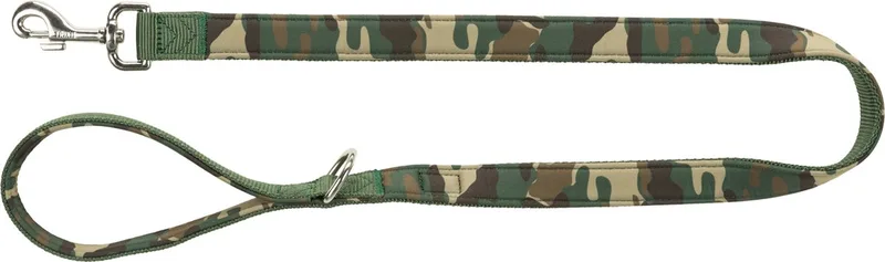 Hondenriem Mimetico Premium Met Neopreen Camouflage Bosgroen van Trixie in Groen – productfoto