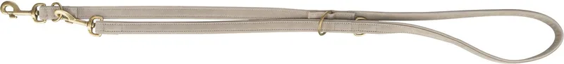 Hondenriem - Pure - Verstelbaar - Leer - L-XL - 200X2,5 cm by Trixie in Light grey – product photo 1 of 2