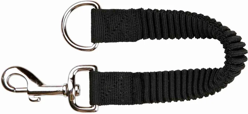 Hondenriem Schokdemper Trixie - 35 x 2.5 cm - Absorbeert Schokken, Ontziet Gewrichten de Trixie en Noir – photo produit
