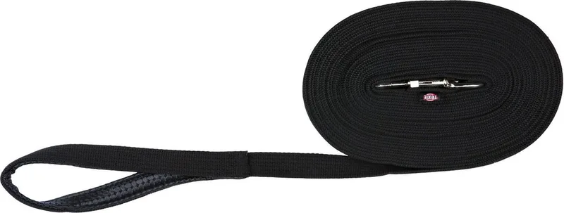 Hondenriem - Sleeplijn - Singelband - 15 mX2 cm by Trixie in Black – product photo 1 of 3