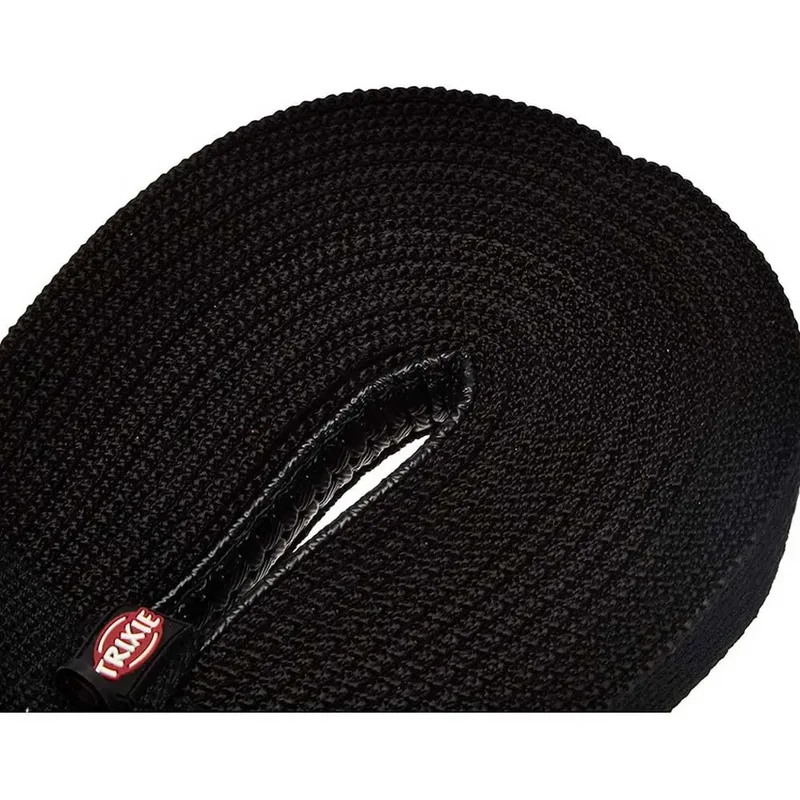 Hondenriem - Sleeplijn - Singelband - 15 mX2 cm by Trixie in Black – product photo 3 of 3