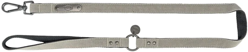 Hondenriem Trixie - Katoen Lichtgrijs 120x2 cm - Lichtgewicht, Praktische Riem met Oogje von Trixie – Produktfoto