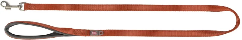 Hondenriem Trixie - Robuust Singelband met Neopreen Handvat - 120x1 cm de Trixie en Roest – photo produit