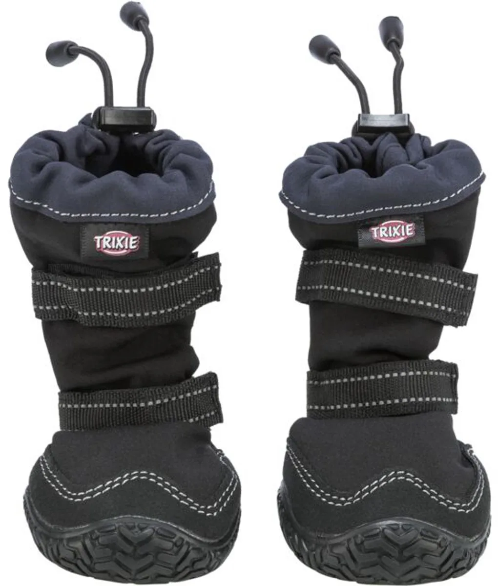 Hondenschoenen- Pootbescherming -Walker Active - Long - XL - 2 st van Trixie in Zwart – productfoto