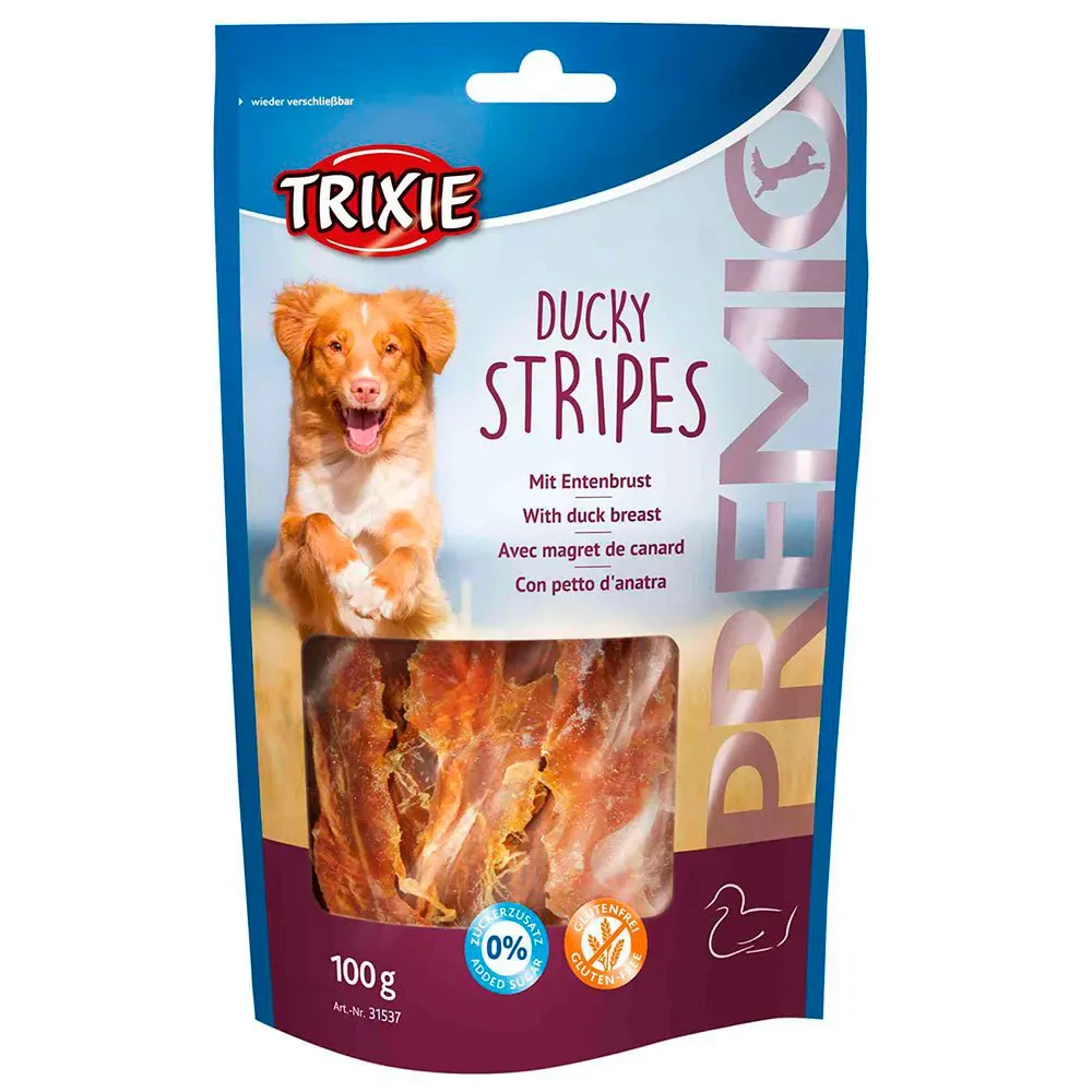 Hondensnacks reepjes eend 100 gr de Trixie – photo produit