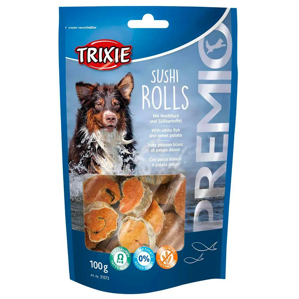 Hondensnacks Sushi rol, wit vis 100 gr fra Trixie – produktbillede