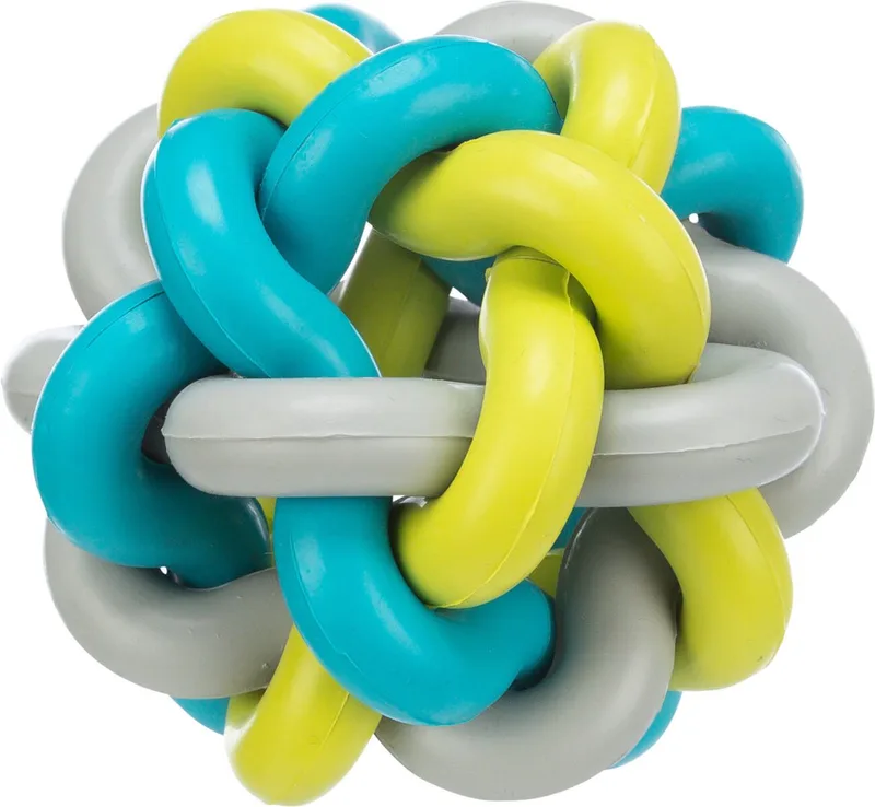 Hondenspeelgoed - Knoopbal - Natuurrubber - 7 cm by Trixie in Assorti – product photo