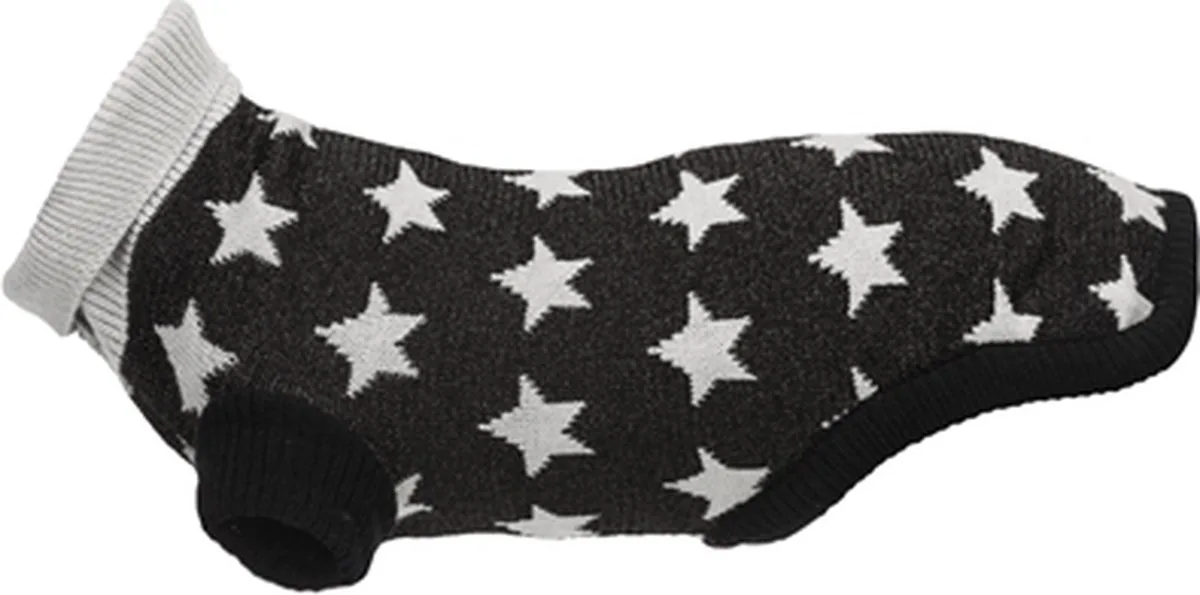 hondentrui - Stella Bay - grijs - Rug 45 cm buik 50 cm fra Trixie i Sort – produktbillede