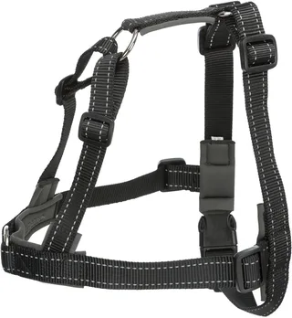 Hondentuig Trixie Lead'n'Walk - Neopreen, Verstelbaar 55-90 cm, Reflecterend by Trixie in Black – product photo 1 of 4