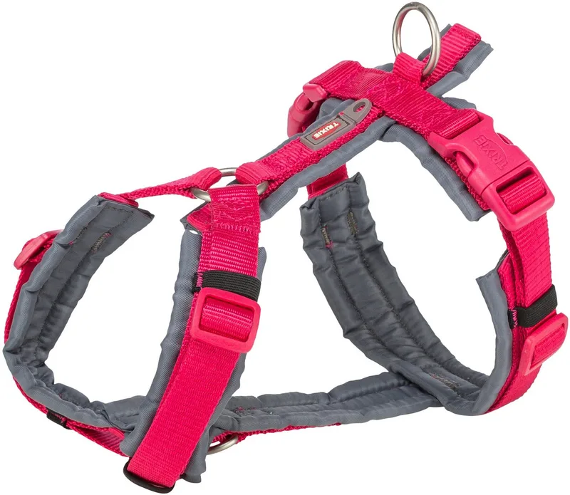Harnais Pour Chien Trekking New Premium 20 Mm de Trixie en Fuchsia – photo produit