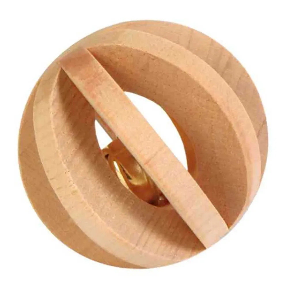 Boule Bois avec Grelot 6 cm de Trixie – photo produit