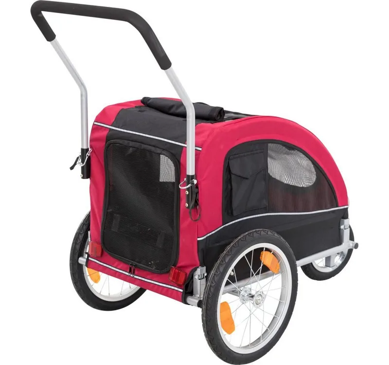 Joggingkit Voor Fietskar Rood/Zwart - Hondenfietskar - L från Trixie i Röd – produktbild 3 av 5