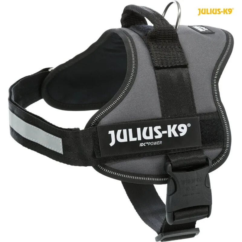 Julius-K9® Powergeschirr® Gr. 0-3 M von Trixie in Anthrazit, Regular – Produktfoto
