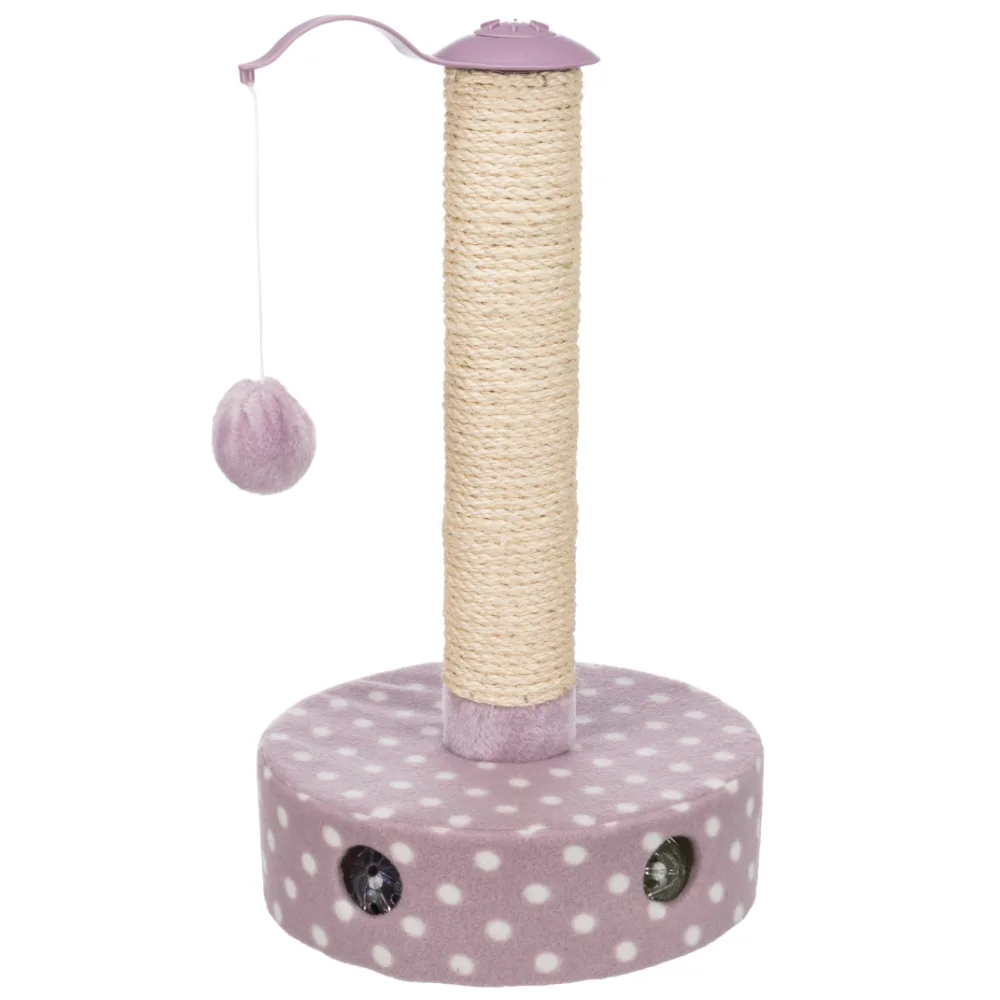 Junior Krabpaal Ø26 x H47cm Fleece Lila/Wit från Trixie – produktbild
